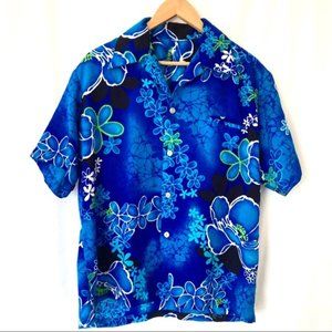 •VINTAGE• Hawaiian Vacation Button Down Shirt XL